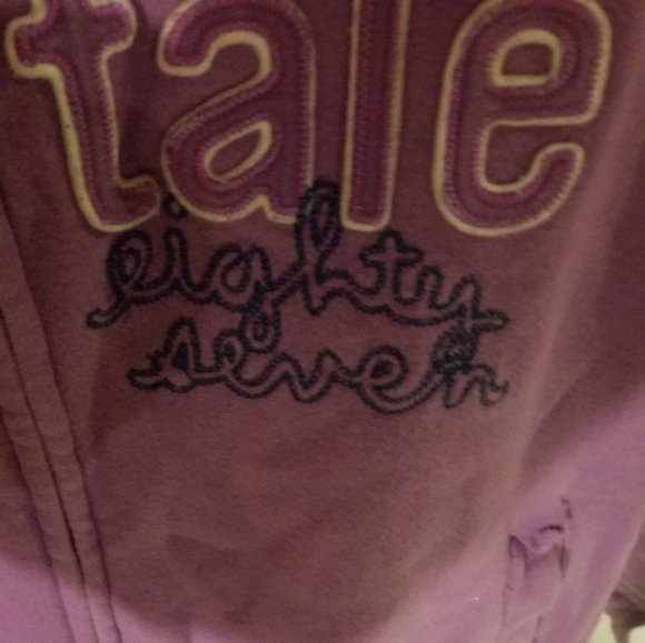 Aeropostale Hoodie Ladies Xl, Zip Up, Lavender - Picture 2 of 3